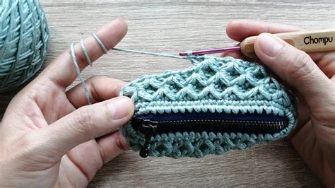 Super Easy Crochet Coins Purse With Zipperstep By Step D Crochet