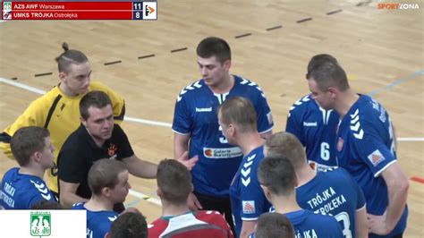 SportZona pl II liga piłki ręcznej AZS AWF Warszawa vs UMKS Trójka