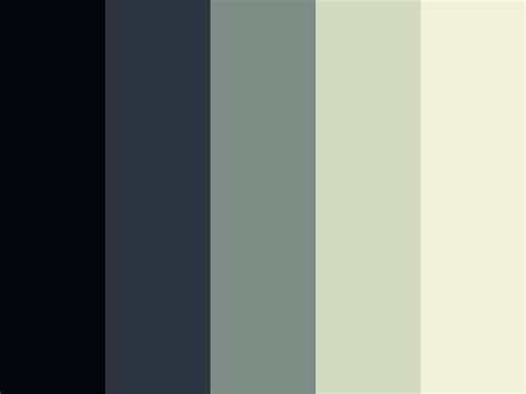 Dark to Light Bluegreen Color Palette