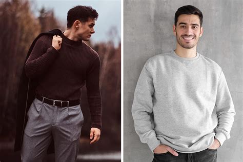 Difference between sweater and sweatshirt | Shirt guide