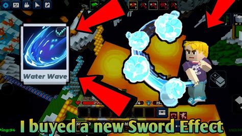 I Got A New Sword Effect In Bedwars Blockman Go Youtube