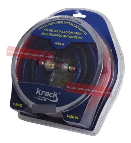 Kit De Instalaci N Calibre Para Amplificadores Krack Audio Env O Gratis