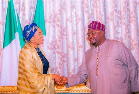 First Lady Remi Tinubu Hosts Power Minister Adelabu In Aso Rock Photos