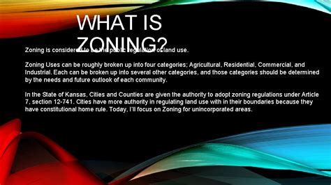 PROS AND CONS OF ZONING WHAT IS ZONING