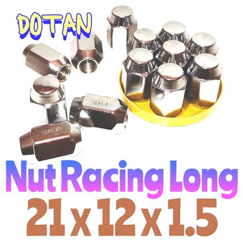 Jual Nut Racing Long Mur Baut Roda Panjang X Kunci Fujita