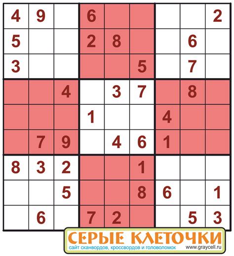 Судоку картинки для начинающих