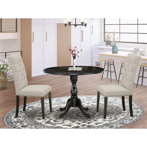 Homestock Renaissance Refinement Piece Wood Dining Table Set Includes