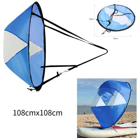 Foldable And Portable Kayak Wind Sail For Downwind Paddle Board Sailing