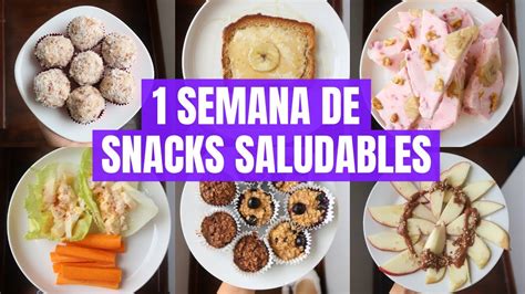 Una Semana De Snacks Saludables Alto En Proteinas Michela Perleche