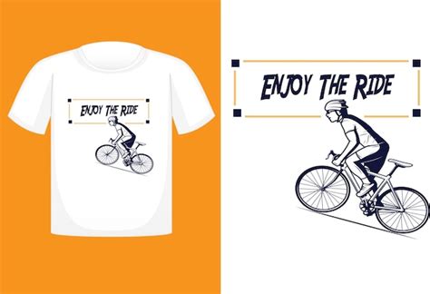 Premium Vector Enjoy The Ride Tshirt Design