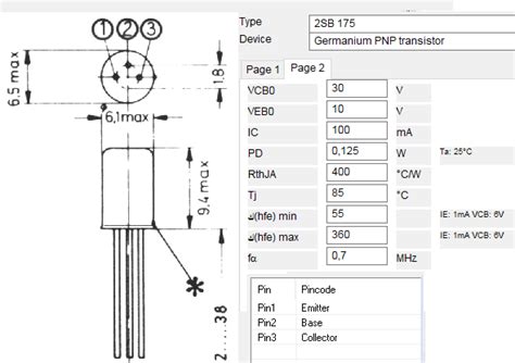 Germanium Transistor Pinout