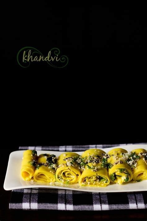 Khandvi Recipe Dassanas Veg Recipes