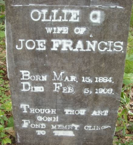 Ollie Cockerham Francis 1884 1908 Homenaje De Find A Grave