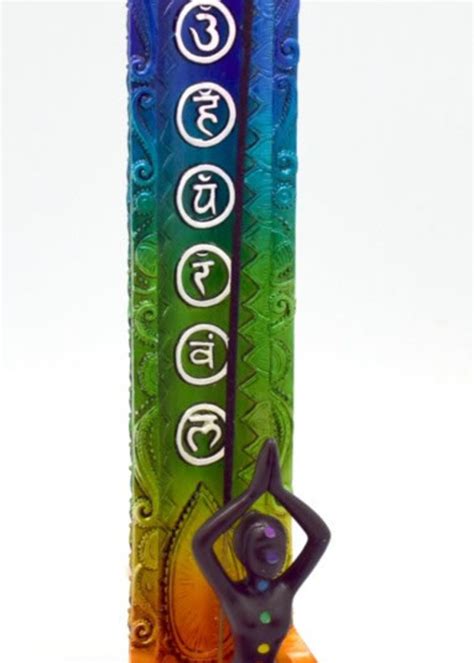 Chakra Colored Incense Burner Lavender And Sage