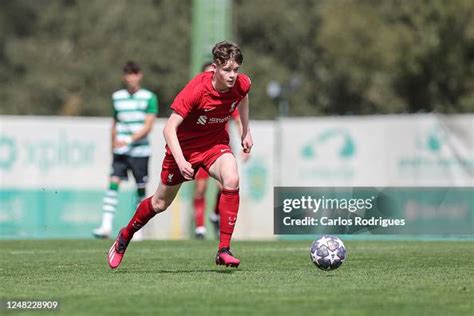 James McConnell of Liverpool FC during Sporting CP v Liverpool News ...