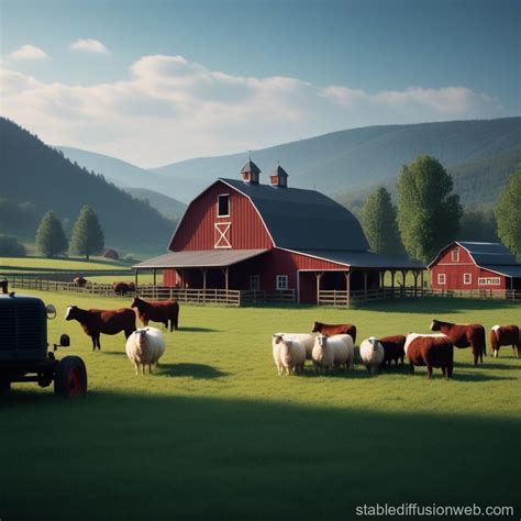 Pixel Art Farm Scene | Stable Diffusion Online