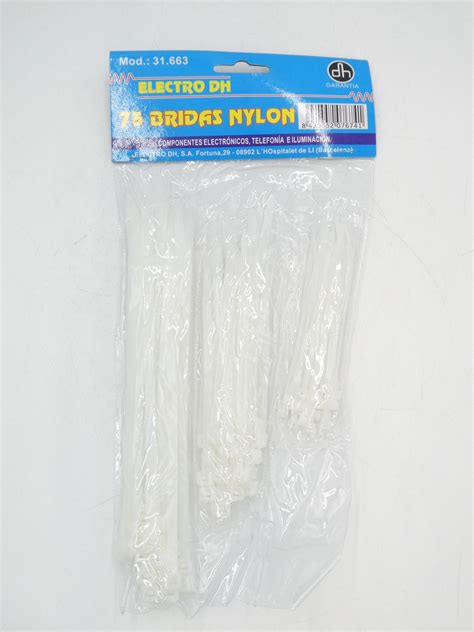 Electro Dh Surtido Bridas Nylon Color Blanco U El Cash Online