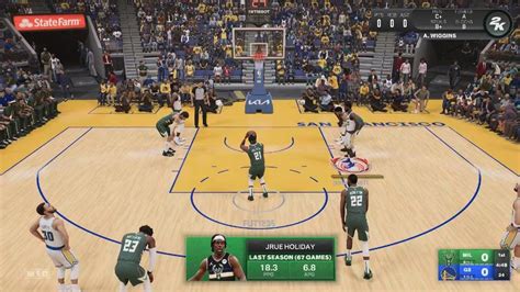 Nba 2k23 Ps5 Playnow Online Warriors Vs Bucks Youtube