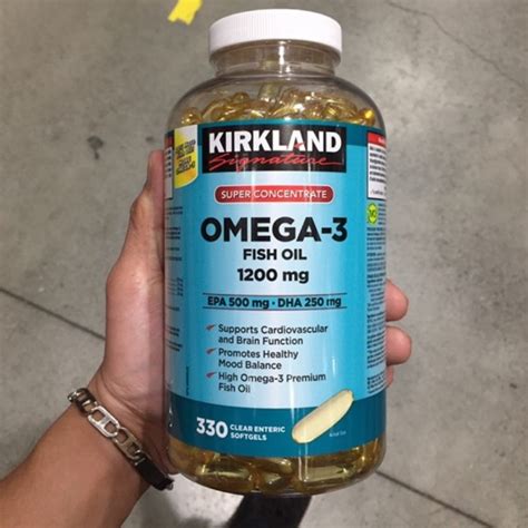 Kirkland Omega 3 Fish Oil 1200mg 330 Softgels Lazada PH