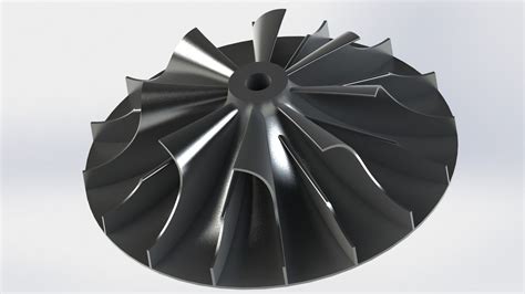 Impeller Free D Model Stl Ige Igs Iges Cgtrader