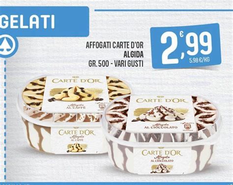 Affogati Carte D Or Algida Gr 500 Vari Gusti Offerta Di Eurospar