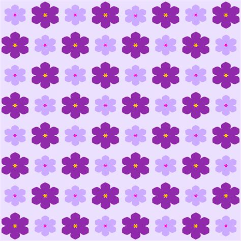 Seamless abstract simple floral pattern. Violet tone of color vector ...