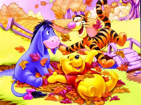 Winnie the Pooh Fall Wallpaper - WallpaperSafari