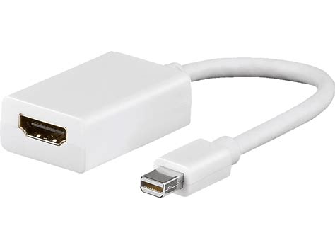 GOOBAY Mini DisplayPort auf HDMI Adapter Weiß MediaMarkt