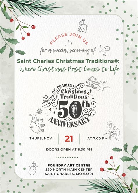 Special Screening of Saint Charles Christmas Traditions®: Where