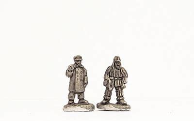 Pendraken 10mm Korean War Chinese Officers In Winter Kit