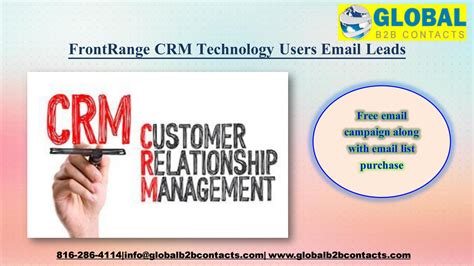 FrontRange CRM Technology Users Email Leads By Dylangloria99 Issuu