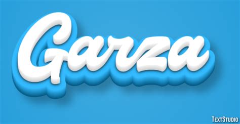 Garza Efecto De Texto Y Diseño De Logotipos Animal