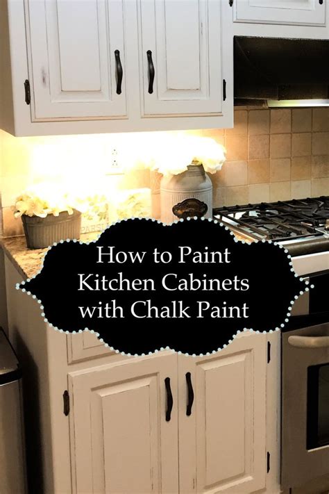 Painting Kitchen Cabinets With Chalk Paint - French Country Distressed ...