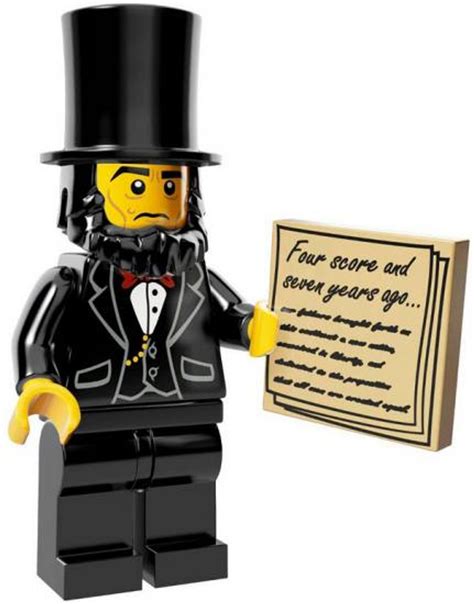 The LEGO Movie Loose Abraham Lincoln Minifigure Loose - ToyWiz