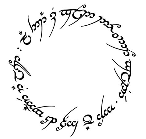 All that is gold does not glitter, not all those... | Tengwar Tutor