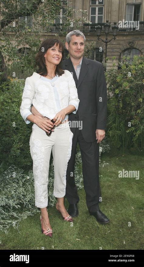 L actrice française Sophie Marceau et le producteur de mari Jim Lemley