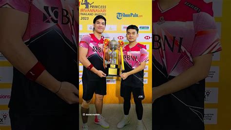 Ganda Putra Leo Rolly Daniel Marthin Raih Juara Thailand Masters 2023