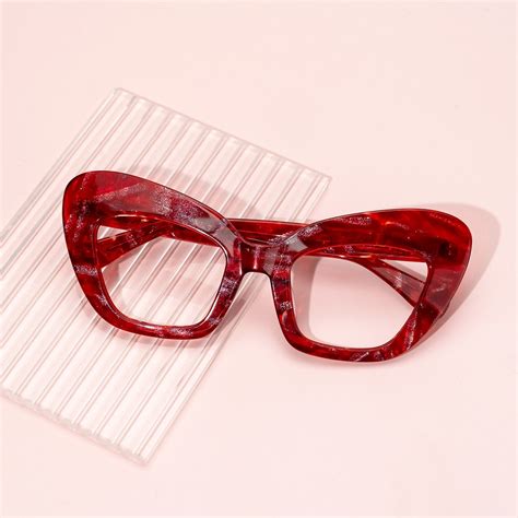 Zuzanna Cat Eye Red Eyeglasses Vooglam