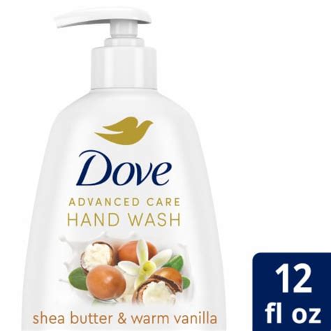 Dove Advanced Care Shea Butter Warm Vanilla Hand Wash 12 Fl Oz Kroger