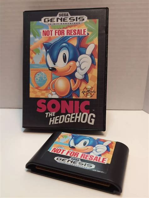 Mavin Sega Genesis Sonic The Hedgehog Not For Resale Great Condition