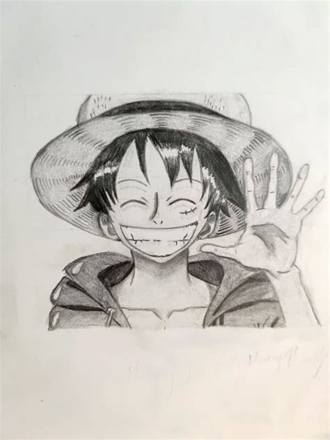 Monkey D. Luffy | one-piece Anime | one-piece pencil sketch |Monkey D ...