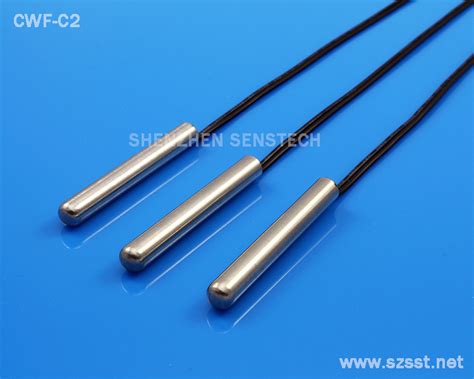 Stainless Steel Housing Rtd Pt1000 2 Wire Thermistor Sensor China Rtd Pt1000 Thermistor Sensor