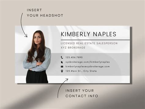 Gmail Email Signatures Realtor Template Email Signature Line Email