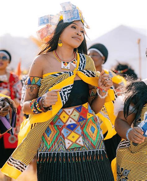 Clipkulture Bride In Beautiful Swati And Zulu Traditional Attire