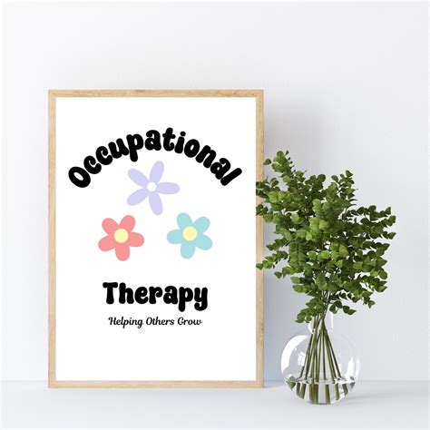 Printable Occupational Therapy Art Therapist Gift Occupational Therapy