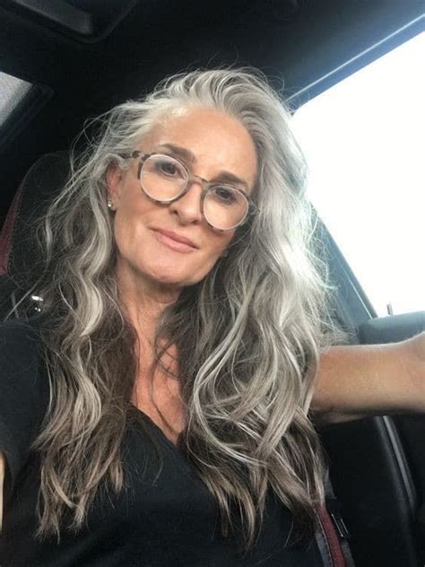 Grey Hair Wig Grey Hair Over 50 Long White Hair Grey Hair Color