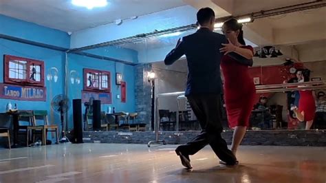 [누에보 탱고 레슨] Nuevo Tango Lesson Colgada Con Mordida Y Americana 섀넌y라우