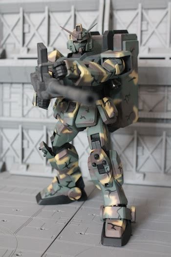 Dennis Toys 1100 Customed Army Camouflage Gundam Ground Type