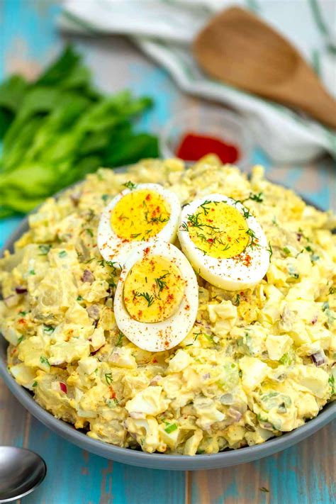 Deviled Egg Potato Salad Recipe. How to Make It? [Video] - Sweet and
