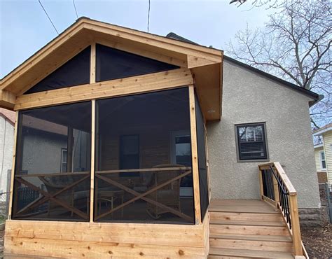 Vaulted Gable Roof Screen Porch Dupont Decks